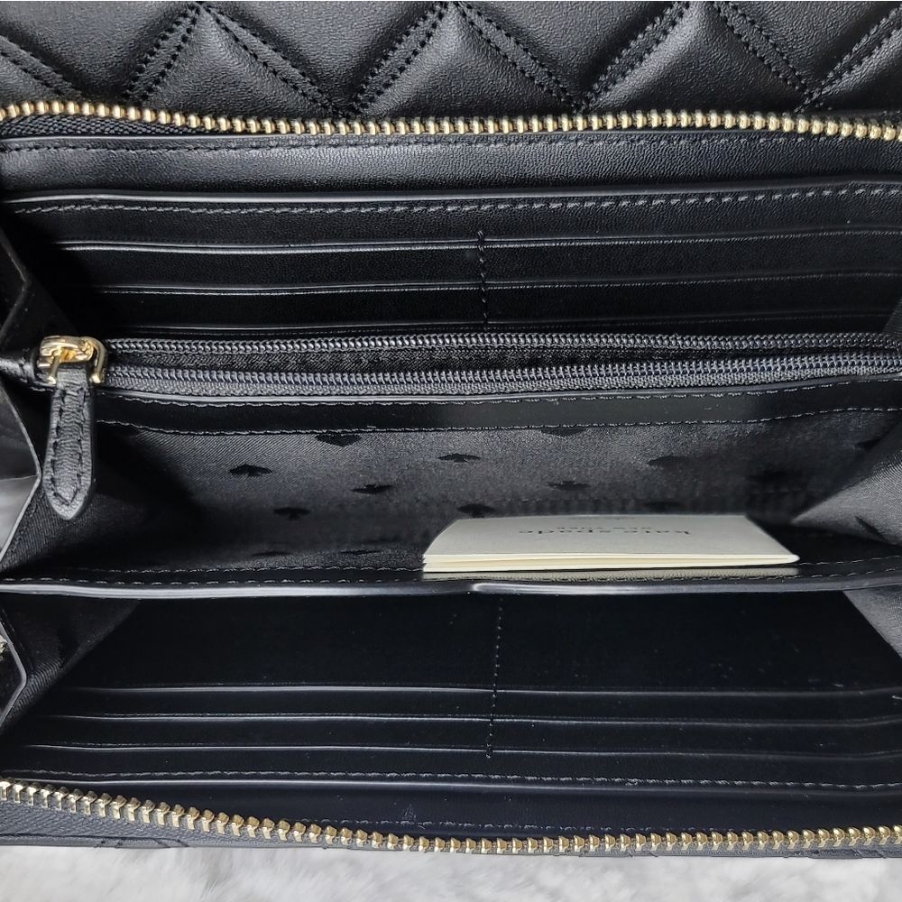 💋 NW kate spade New York 3 Set Leather Designer Purse Bag 3 in 1 Wallet + Pouch - Picture 12 of 15